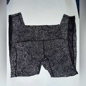 Lululemon Leggings black and white speckled leggings